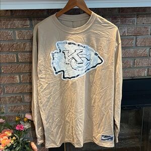 Nike NFL Apparel Kansas City Chiefs Tan Long Sleeve Tee